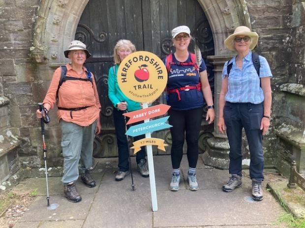 Hereford Times: St Peter's Abbey Dore to Peterchurch 